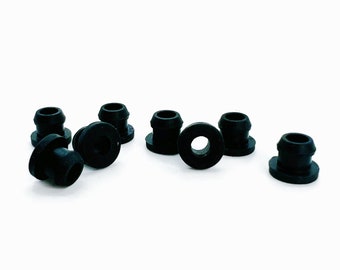Pack of 8 pot support rubbers suitable for pot supports with 5 mm rods from Dometic, Smev and Thetford. (Item no. 957-S)