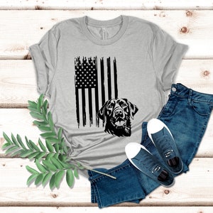 Labrador  Dog Shirt, USA Flag Shirt, Patriotic Dog Mom Shirt, Dog Lover Shirt, Patriotic Shirt, US Flag Shirt