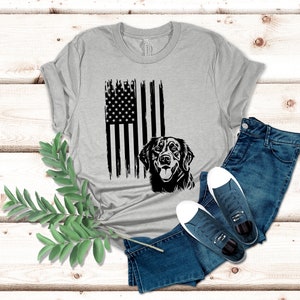 Golden Retriever Dog Shirt, USA Flag Shirt, Patriotic Dog Mom Shirt, Dog Lover Shirt, Patriotic Shirt, US Flag Shirt