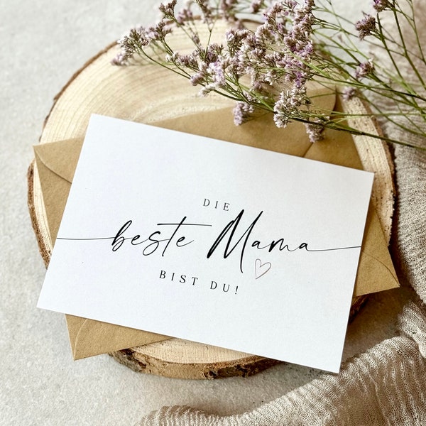 Card No. 101 NIKA Mother's Day You are the best mom!
