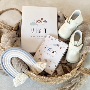 U-Heft+Impfpass Hülle HAPPY personalisiert
