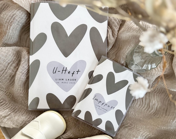 U-booklet+vaccination certificate cover RADI personalized