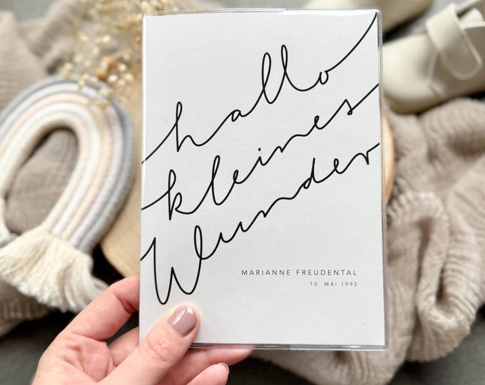 Maternity record cover BO personalized