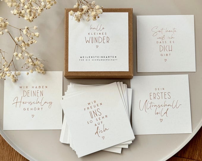 Pregnancy milestone cards MAGALI