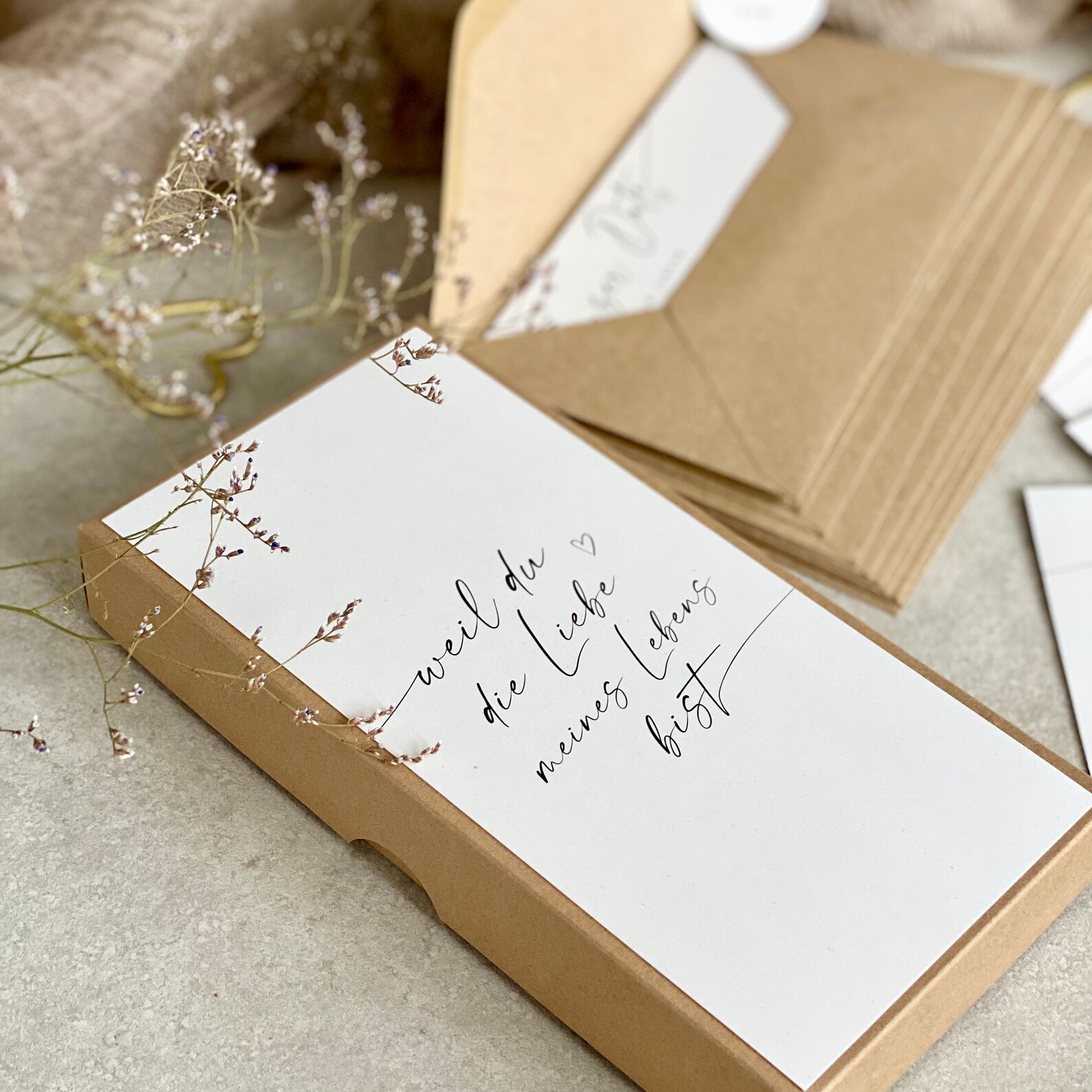 Box NIKA Weil du die Liebe meines Lebens bist 12 Karten für Etsy.de