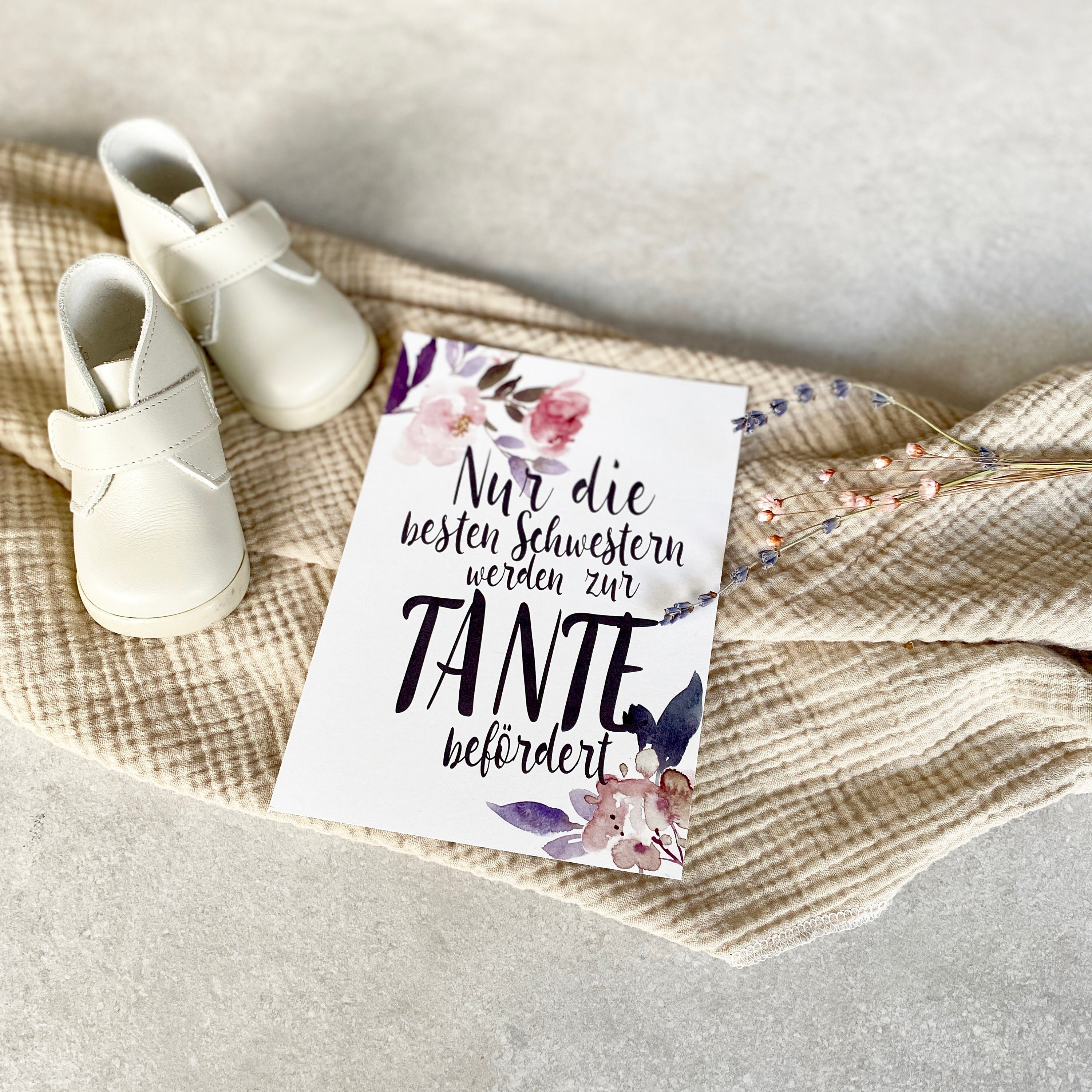 Nur Die Besten Schwestern Werden Zur Tante Befördert Karte Geburt Nur die besten Schwestern werden zur Tante | Etsy