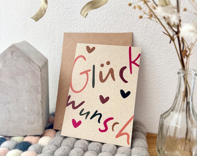 VITA Congratulations card with envelope