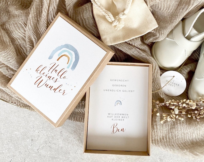 Gift box JUNO money gift birth personalized