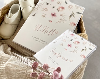 Personalized CATALEYA child health record booklet and vaccination card cover