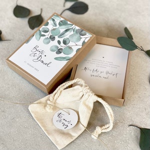 Gift box MIKA money gift wedding + pendant 'Forever & Ever'