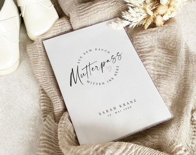 Mutterpasshülle NIKA personalisiert