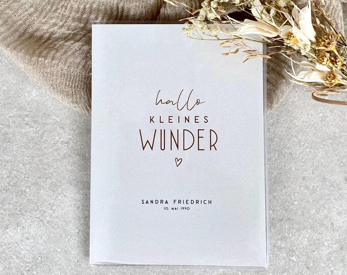 Personalized MAGALI maternity record cover