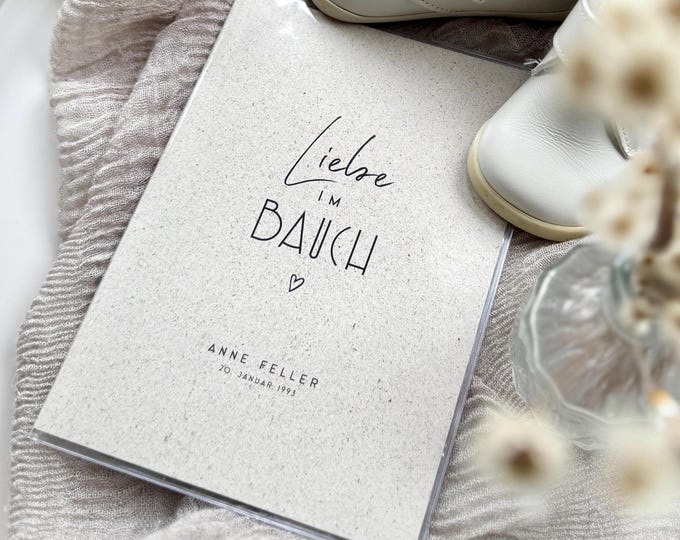 Mutterpasshülle MAGALI Graspapier personalisiert