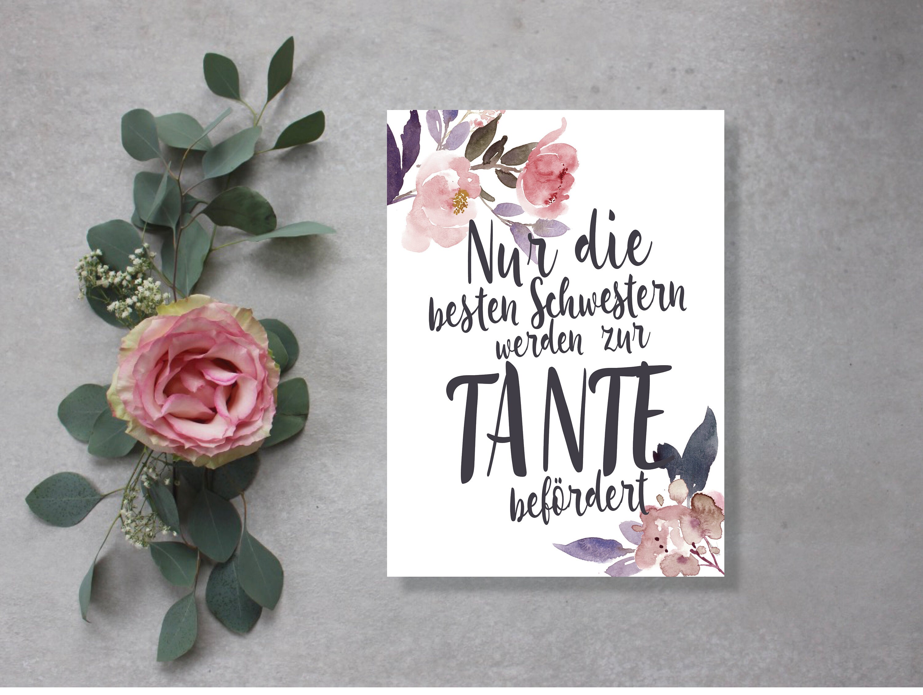 Nur Die Besten Schwestern Werden Zur Tante Befördert