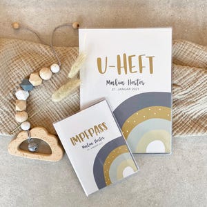 U-Heft+Impfpass Hülle MALIA personalisiert