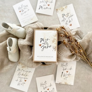 Baby-Meilensteinkarten GRACE