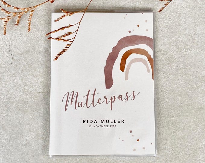 Maternity record cover IRIDA personalized