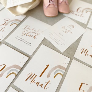 Baby-Monatskarten NELE
