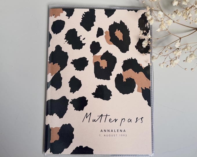 Personalized LEO maternity record book cover