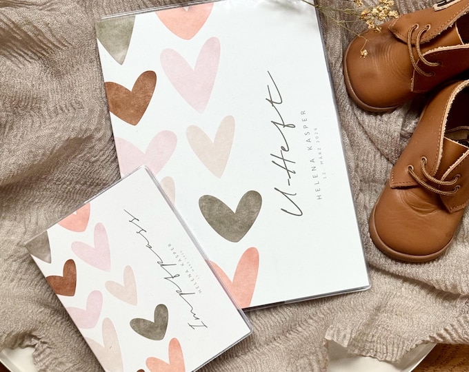 Personalized U-booklet + vaccination record cover AMINA