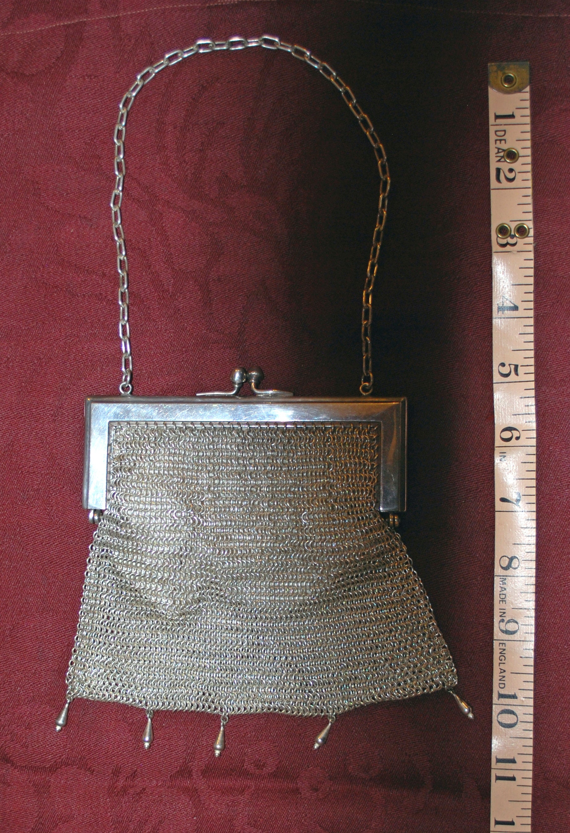 Fine Chain Link Purse c.1930's EPNS Etsy