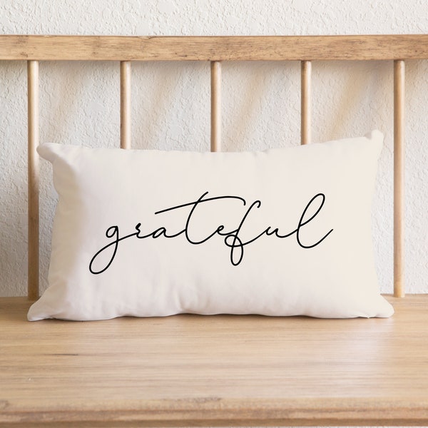 Grateful Pillow Etsy