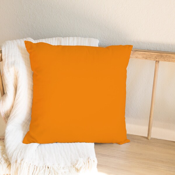 Orange Bed Pillows Etsy