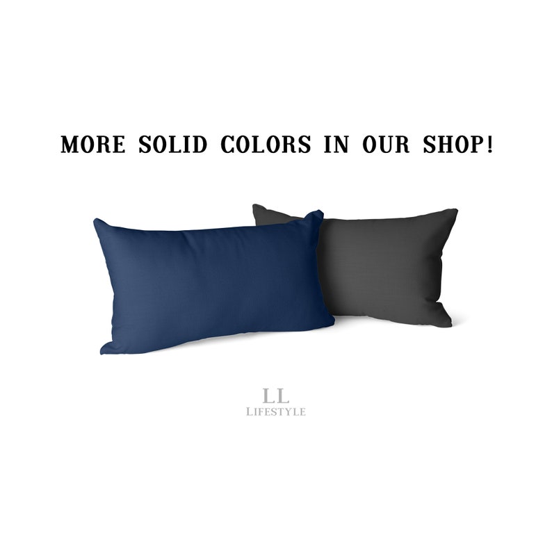 Tropical Bedroom Boys Nursery Plain Solid Toss Navy Sea Throw Beach House Gift Dark Blue Lumbar Pillow 20x12 Deep Blue Ocean Pillow