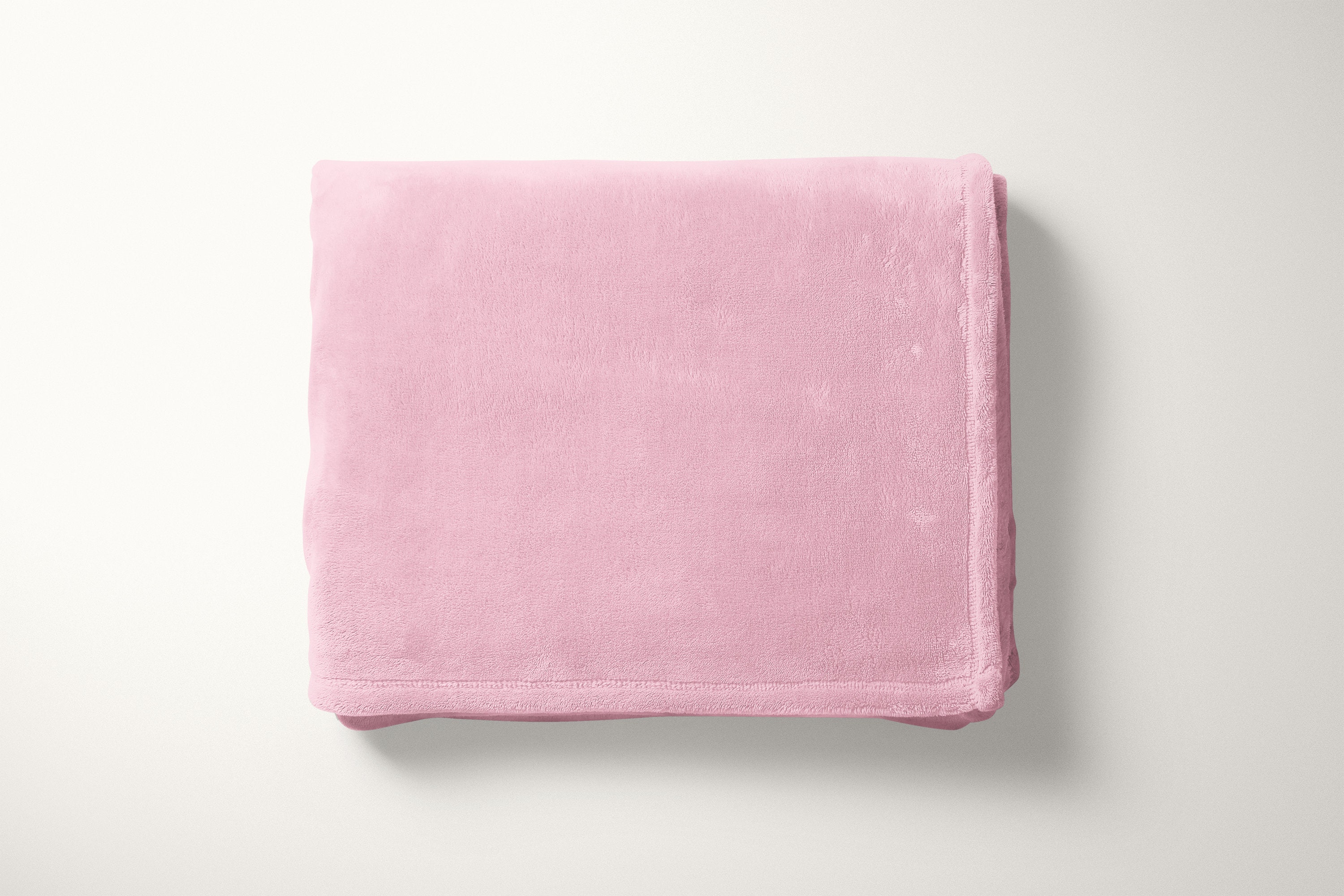 Light Pink Blanket 50x60 Reversible Soft Silky Plain Etsy