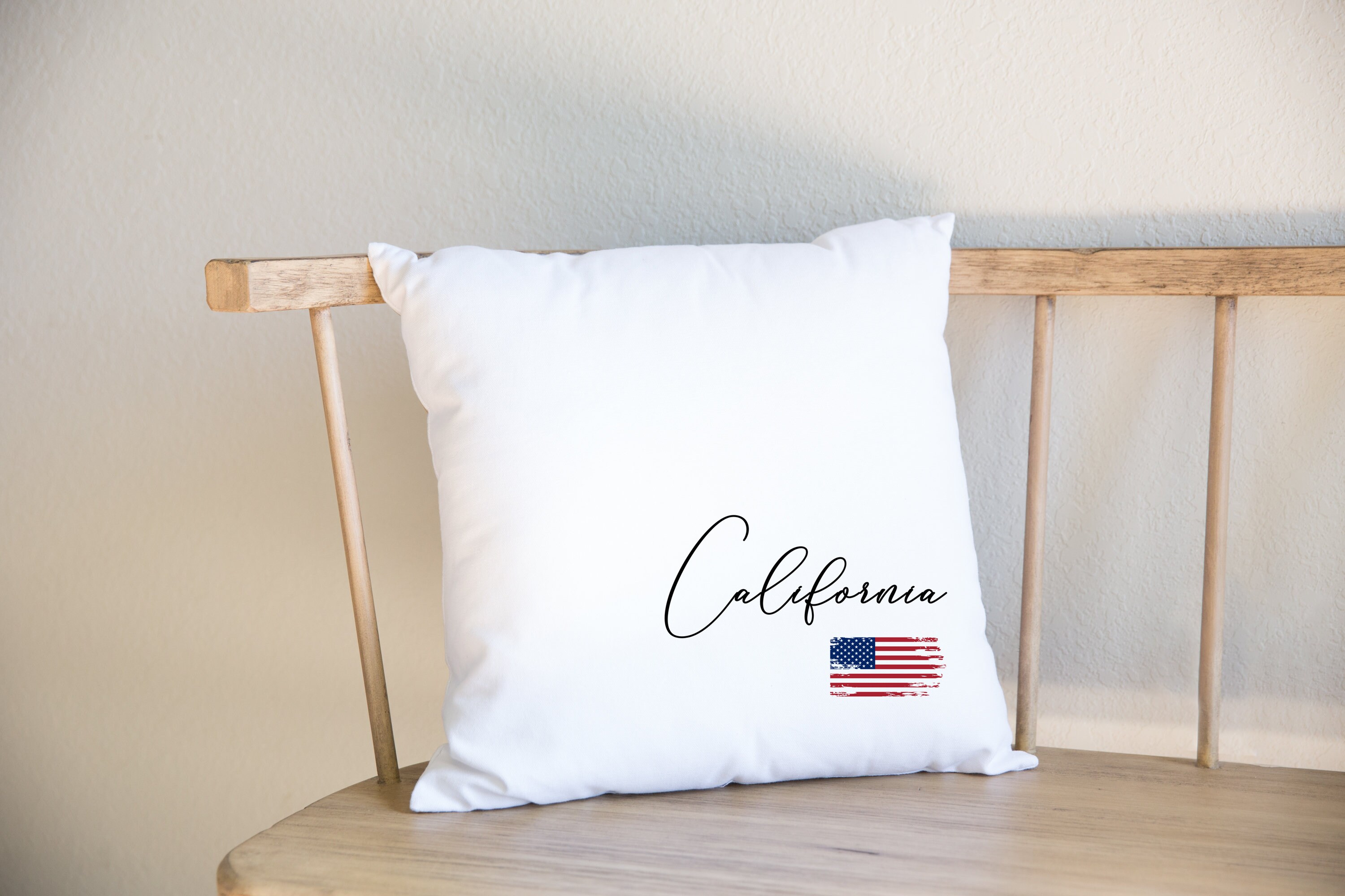California Pillow USA Pillow California State Art Home Etsy