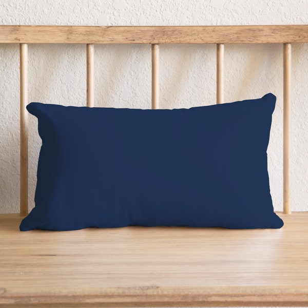 Navy Throw Pillow Etsy