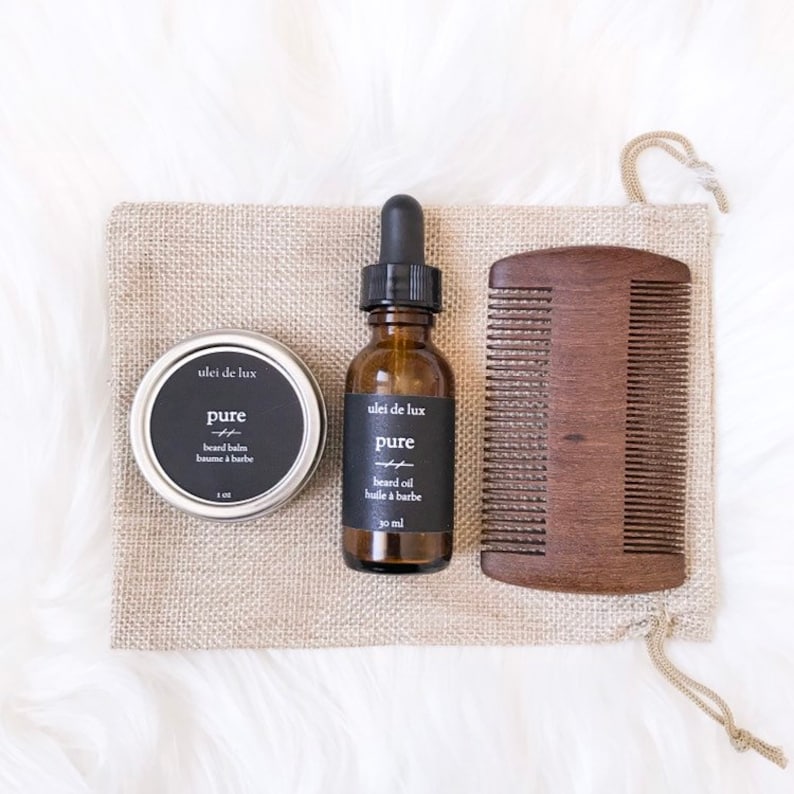 Beard Kit Beard Grooming Kit Beard Oil Beard Balm Etsy