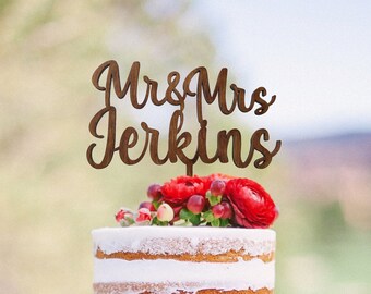 Wedding Cake Topper, Wooden Cake Topper, Custom names wedding cake topper, , Personalized cake topper for wedding, Anniversary Cake toppers