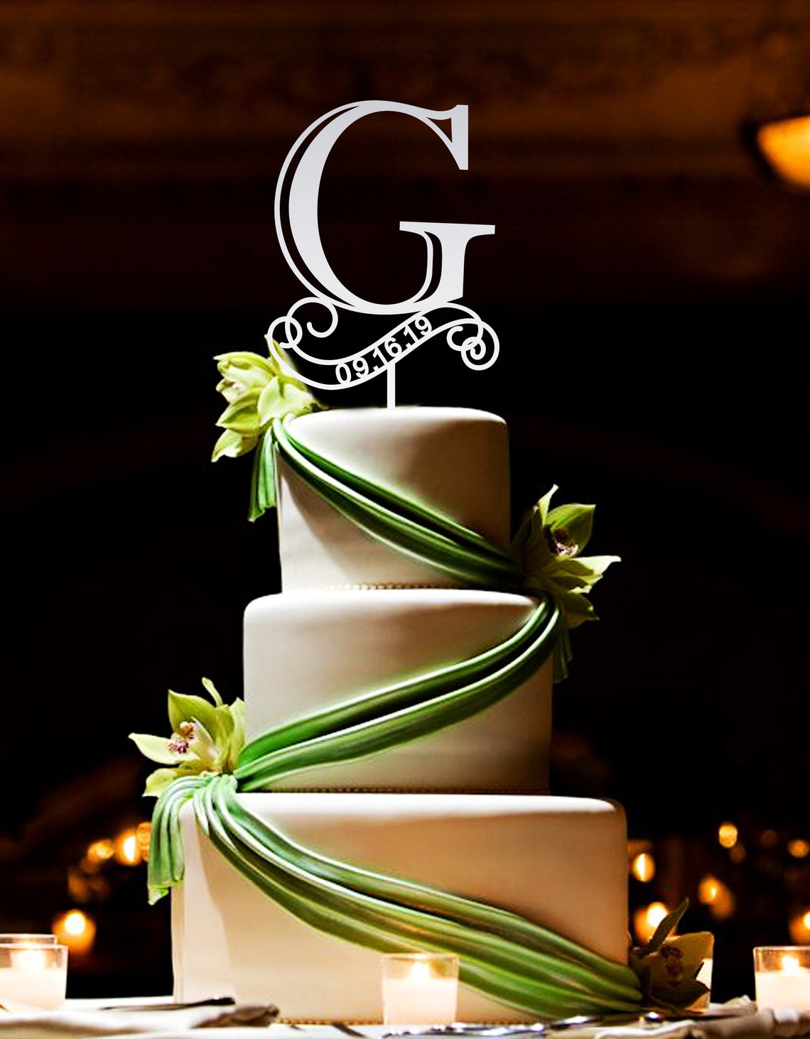 G Cake Topper Wedding cake topper g cake topper cake toppers Etsy