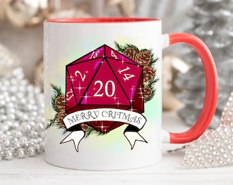 Merry Critmas D&D Mug