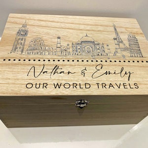 Adventures Memory Box Personalised My Adventures Memory Ticket