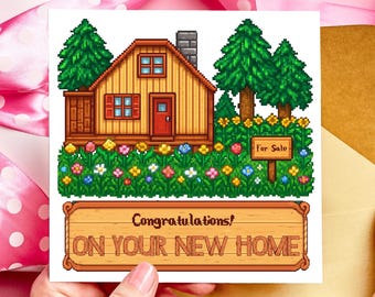 Stardew Neue Heimat Karte: Retro Pixel Art, Gemütliches Zocken