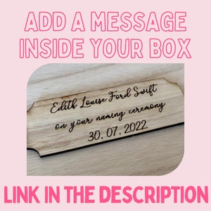 Large Personalised Engraved Wooden Pet Pawprint Memory Keepsake Box image 4
