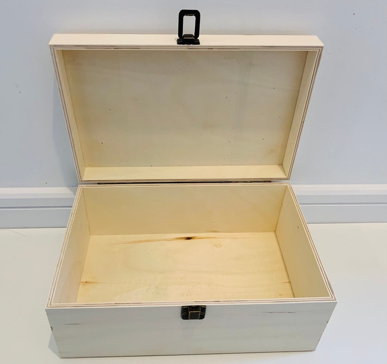 Boîte à couture en bois personnalisée | Souvenir de stockage d'artisanat avec nom personnalisé image 3