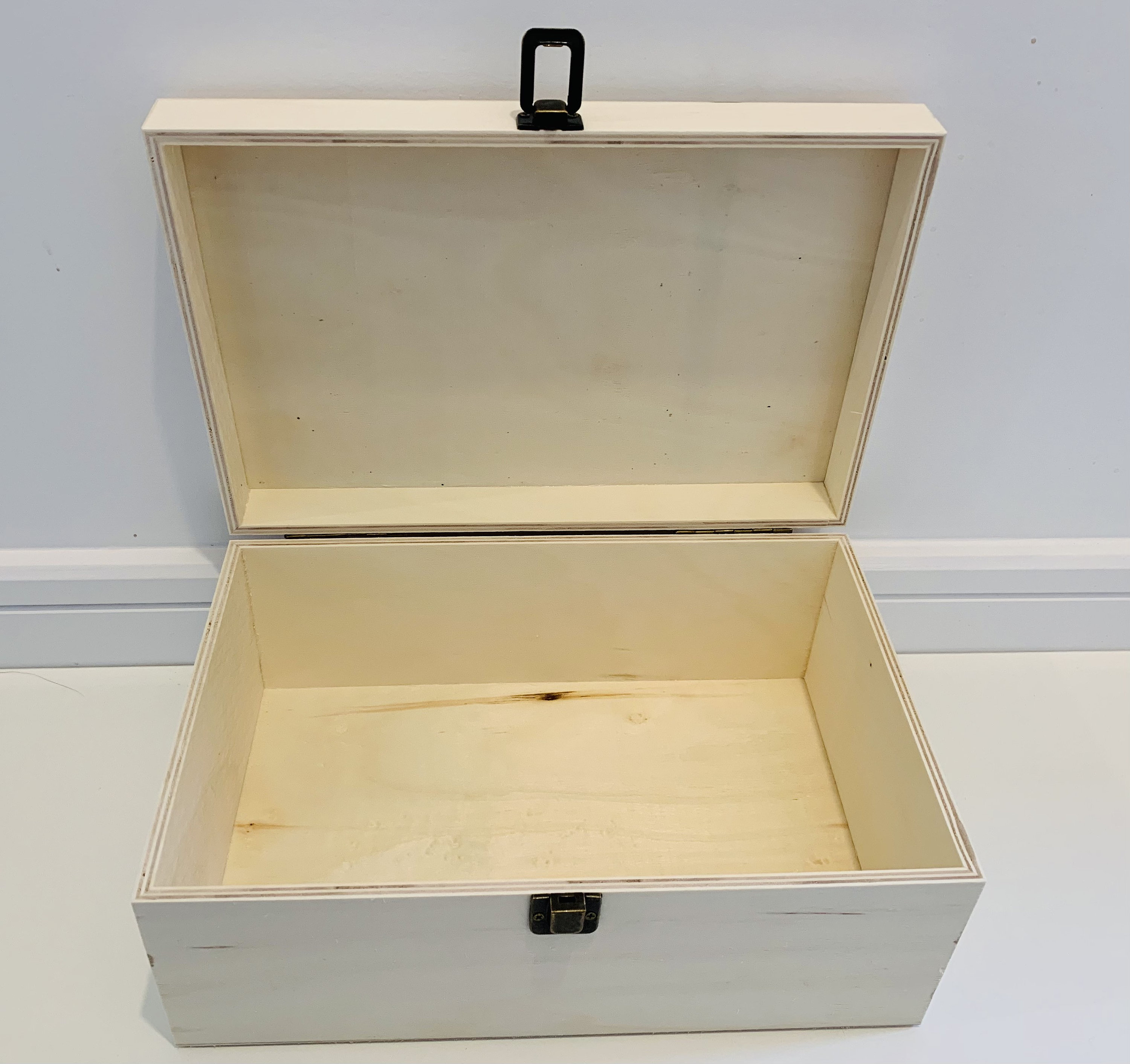 Heartfelt Large Wood Personalized Keepsake Box