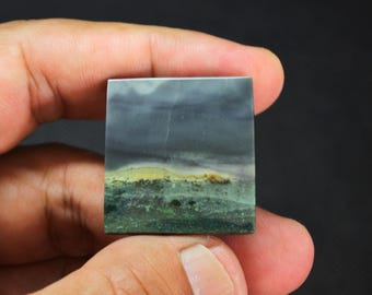 Scenic Multicolor Java Jasper Gemstone