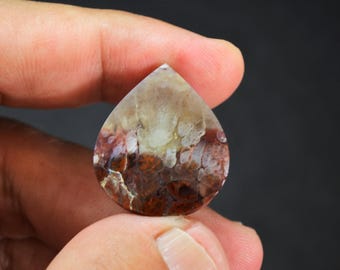 Multicolor Plume Agate Gemstone