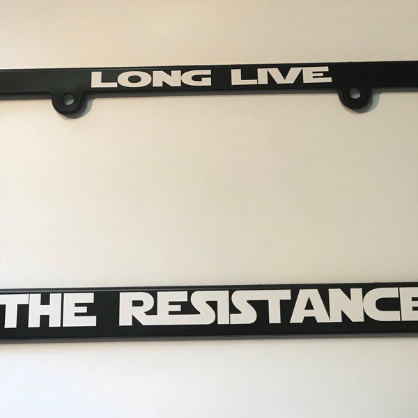 STAR WARS IMPERIAL" License Plate Frame, Custom Made Of Chrome - Foto 5