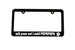 Tell Your Cat I Said PSPSPSPS Auto Car License Plate Plastic Frame Holder Fun Gift for Animal Pet Lover Vehicle Accessory 
