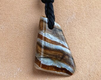 Fossilized Mammoth Tooth Pendant NeolithicF21
