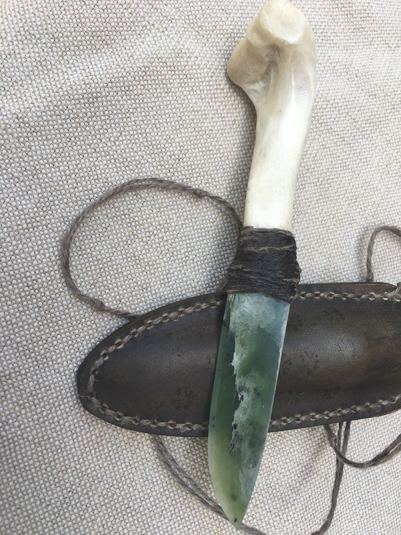 Jade Knife Natural Jade Russian Jade Green Jadehandmade Etsy