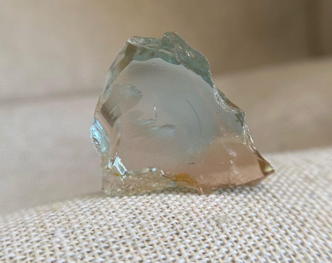 Topaz, Polychrome topaz from Volyn, Ukraine, A collectible specimen from the Neolithic Forge