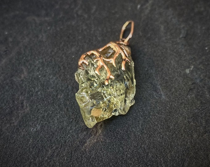 Heliodor crystal, Amulets Collection, GOTHIC CRYSTAL AMULET