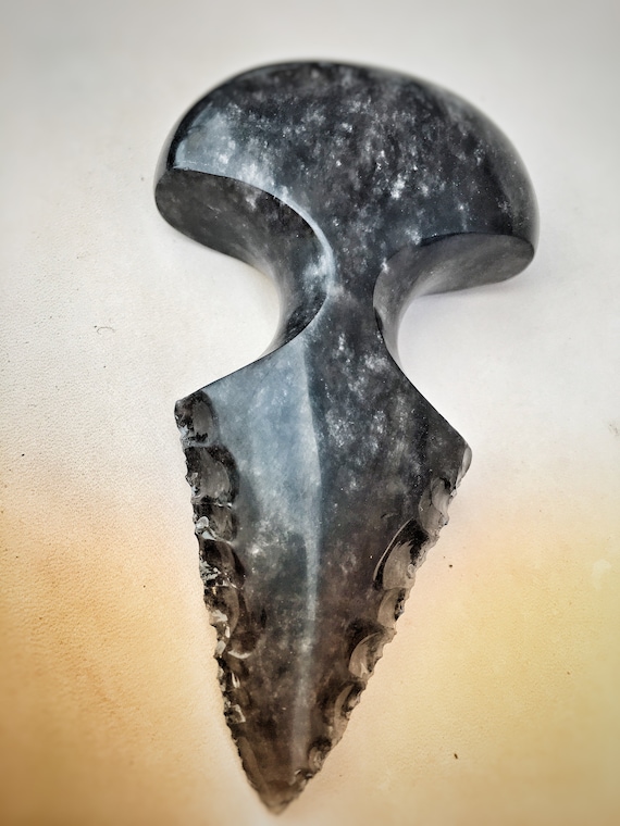 Designer Obsidian Knife, Stone Age, Handmade Knife, Art knife 25