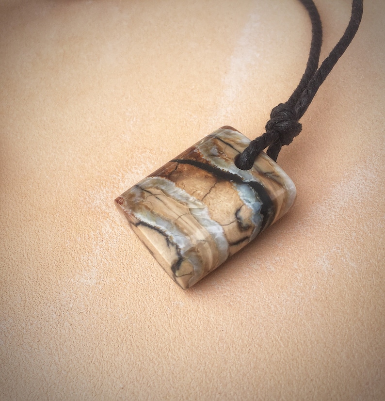 Fossilized Mammoth Tooth Pendant NeolithicF21